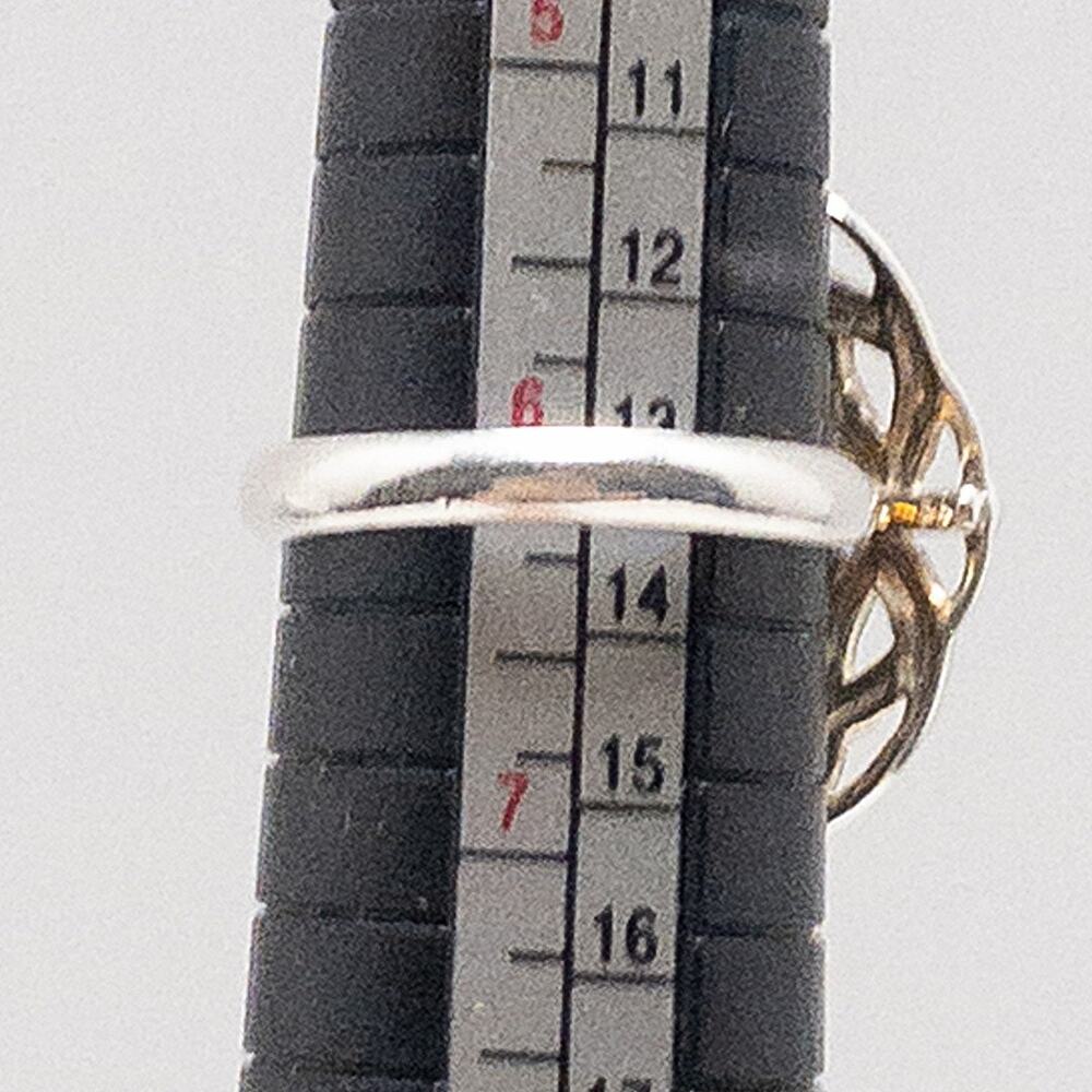 Polish Amber Sterling Silver Statement Ring | Size 6 - Picture 5 of 11